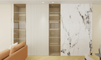 PS Fluted Panel | White & Gold.