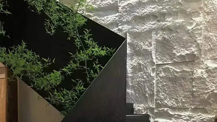 PU Stone Panel | White Stone.