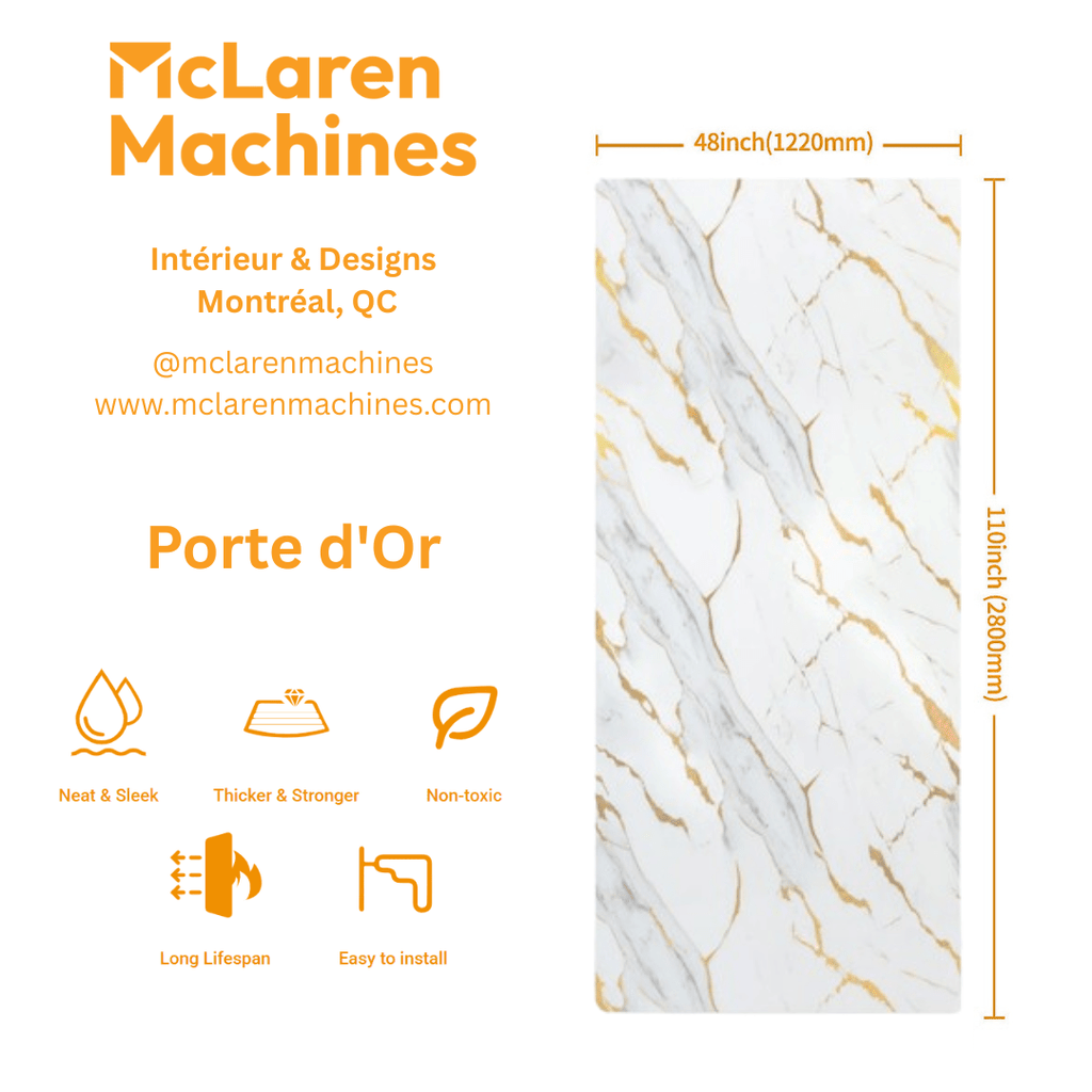 PVC Wall Panel | Golden Gate (9 ft.).
