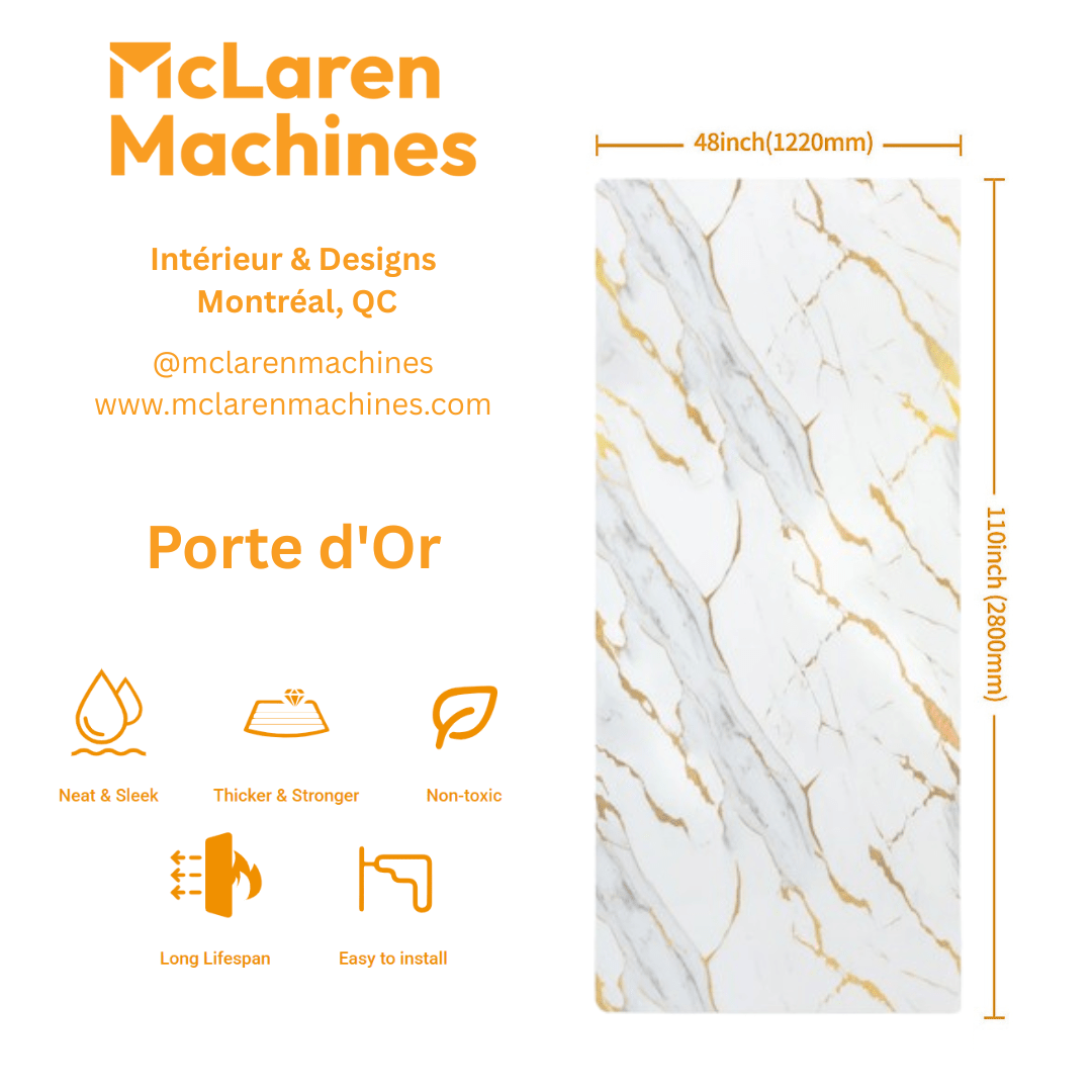 PVC Wall Panel | Golden Gate (9 ft.).